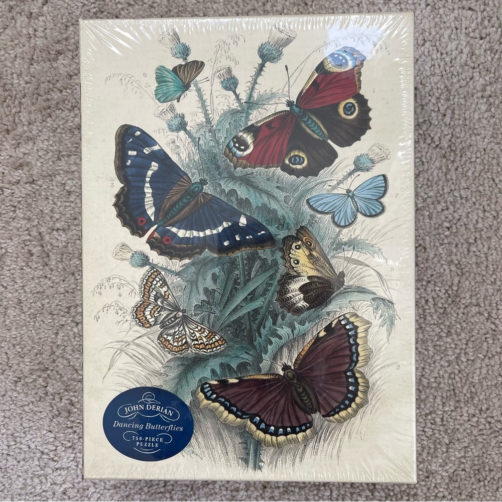 John Derian Paper Goods: Dancing Butterflies 750-Piece Puzzle NWT